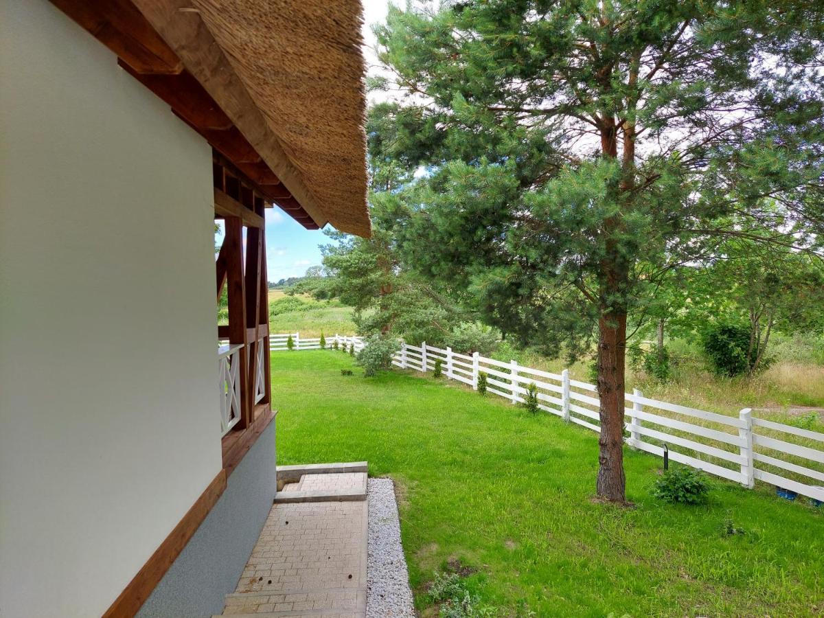 Villa Greyowka Dom Kryty Strzecha W Gardna Park Czysta Exterior foto