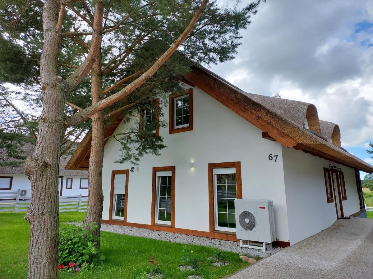Villa Greyowka Dom Kryty Strzecha W Gardna Park Czysta Exterior foto